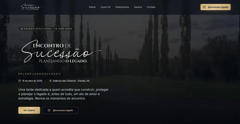 Site do Encontro de Sucessão